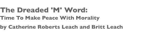 The Dreaded 'M' Word: Time To